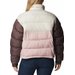 Kurtka puchowa damska Pike Lake II Cropped Columbia - Dusty Pink, Chalk, Basalt