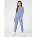 Spodnie dresowe dziewczęce 4FJSS23TTROF130 4F - denim