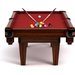 Stół bilardowy z płytą kamienną Exclusive 9 FT - brązowo-czerwony