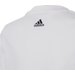 Koszulka juniorska Essentials Linear Logo Adidas - biały