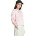 Bluza damska Essentials 3-Stripes French Terry Crop Hoodie Adidas - Sandy Pink