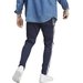 Spodnie dresowe męskie Essentials Stingle Jersey Tapered Open Hem 3-Stripse Adidas - granatowe
