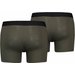 Bokserki męskie Solid Basic Brief Organic 2pary Levis - khaki