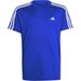 Koszulka juniorska Train Essentials Aeroready 3-Stripes Regular-Fit Adidas - Lucid Blue/White