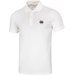 Koszulka męska polo Jersey Small Logo Pitbull West Coast - biała