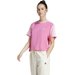 Koszulka damska Essentials 3-Stripes Single Jersey Crop Top Adidas - różowa
