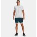 Spodenki kompresyjne męskie HeatGear Under Armour - white