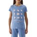 Koszulka dziewczęca 4FJWSS24TTSHF1150 4F - denim