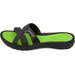 Klapki Panama Aqua Speed - czarno/zielone