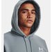 Bluza męska Essential Fleece Hoodie Under Armour - Harbor Blue / White