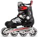 Rolki regulowane Lightning Xride - czerwone/czarne
