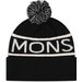 Czapka McCloud Pom Pom Beanie Logo Mons Royale - Black/White