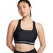 Biustonosz sportowy damski Crossback Mid Bra Under Armour - Black/White