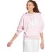 Bluza damska Essentials Big Loog French Terry Loose Adidas - Clear Pink/White