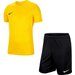 Komplet piłkarski męski Park VII + Park III Nike - żółto-czarny