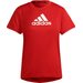 Koszulka damska Primeblue Designed 2 Move Logo Sport Adidas - czerwony