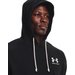 Koszulka męska Rival Terry Short Sleeve Hoodie Under Armour - czarna