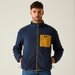 Polar męski Frankie Full Zip Fleece Regatta - Navy/Mustard