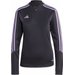 Bluza damska Tiro 23 Club Training Top Adidas - czarna/fioletowa