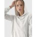 Bluza damska 4FWMM00TSWSF1468 4F - chłodny jasny szary melanż