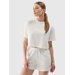 Koszulka damska TTSHF1977 4F - złamana biel