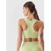 Biustonosz sportowy damski USBAF152 4F - jasna zieleń