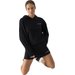 Bluza damska 4FWSS24TSWSF1003 4F - głęboka czerń