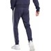 Spodnie dresowe męskie Essentials Fleece 3-Stripes Tapered Cuff Adidas - granatowe