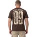 Koszulka męska Eighty Nine Dog Pitbull West Coast - dark chocolate