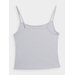 Bezrękawnik, crop-top damski 4FSS23TTSHF346 4F - szara
