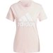 Koszulka damska Loungewear Essentials Logo Tee Adidas - Sandy Pink