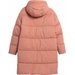 Kurtka puchowa damska 4FAW23TDJAF236 4F - łososiowy