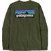 Longsleeve męski P-6 Logo Responsibili Tee Patagonia - Torrey Pine Green