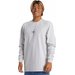 Longsleeve męski Bio Hazard Quiksilver - Snow Heather