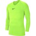 Longsleeve termoaktywny juniorski Dry Park First Layer Nike - neon green