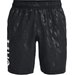 Spodenki męskie Woven Emboss Under Armour - czarne