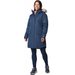 Płaszcz damski Suttle Mountain Long Insulated Columbia - Collegiate Navy