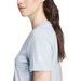 Koszulka damska Loungewear Essentials Slim Logo Tee Adidas - jasnoniebieska