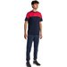 Koszulka męska Crew V Short Sleeve Joma - white navy