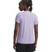 Koszulka damska Tech Twist V-Neck Under Armour - Transparent/purple