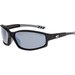 Okulary przeciwsłoneczne z polaryzacją Calypso GOG Eyewear - czarno-szary/srebrna lustrzanka