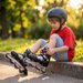 Rolki regulowane Lightning Xride - czerwone/czarne