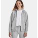 Bluza damska Rival Fleece FZ Hoodie Under Armour - Mod Gray Light Heather/White
