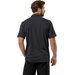 Koszulka męska polo Delgami Polo Jack Wolfskin - black