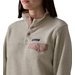 Bluza polarowa damska Lightweight Synchilla Snap-T Fleece Patagonia - Oatmeal Heather w/Moonrise Taupe