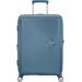 Walizka na kółkach SoundBox 71,5L American Tourister - Stone blue