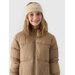 Płaszcz puchowy dziewczęcy TDJAF455 4F - beż