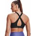 Biustonosz sportowy damski Crossback Mid Bra Under Armour - black