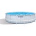 Basen stelażowy Prism Jodełka z pompą 12V 488x122cm Intex