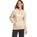 Bluza damska Essentials Linear Hoodie Adidas - beżowy